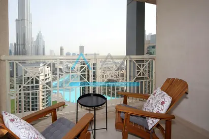 Fully furnished | Burj Khalifa | Fountain views | Elegant 2 Bedroom for rent
