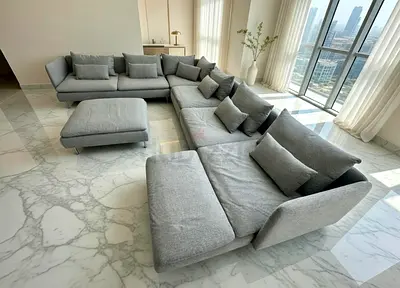 IKEA Soderhamn U Shape Sofa Gray Excellent Condition