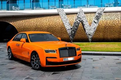 Rolls-Royce Ghost Black Badge Orig.ORANGE WARRANTY AND SERVICE CONTRACT