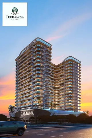 شقة بغرفة نوم واحدة | مرتفعات سمانا بوليفارد | مفروشة | إطلالات على المسبح والمارينا