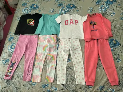 All for 40 AED good brands kids clothes for girls 4-5 years old in perfect condition