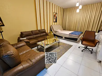 استوديو للبيع في أبراج الفالكون الراشدية 1 | مؤجر 20,000 سنوياً | باركن + بلكونة | 275 ألف كاش