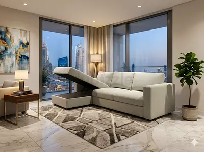 Ikea vimle L shape sofa bed with mattress