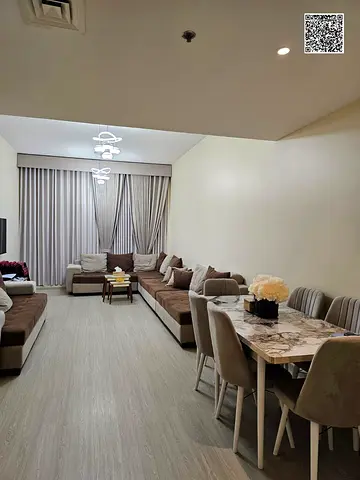 Ready Furnished 2 Bedroom Apartment with Dubai View in Ajman One Tower 7