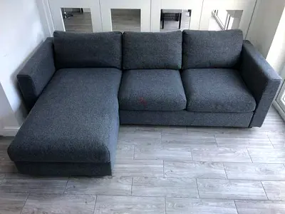 Ikea vimle L shape sofa under storage