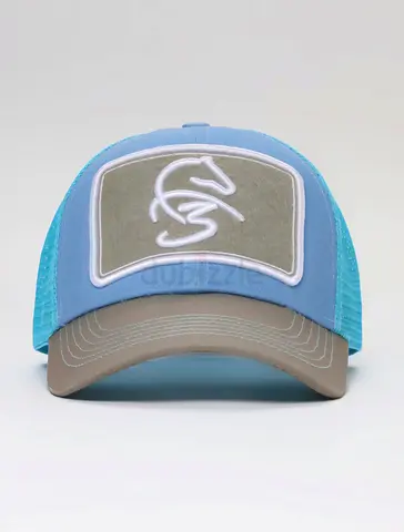 Capster, Light blue and grey trucker cap with logo - New condition