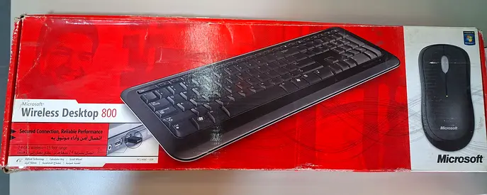 Microsoft Wireless Desktop 800 Keyboard and Mouse Set