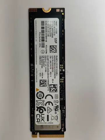 Samsung nvme SSD 512 GB
