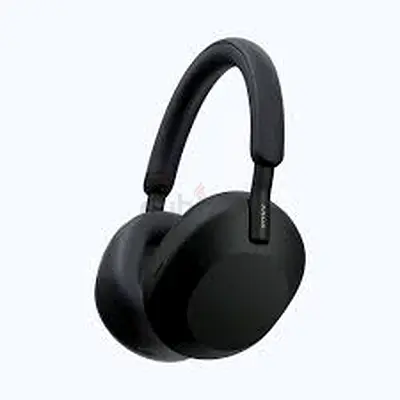 Black wireless over-ear noise-cancelling headphones - very lightly used