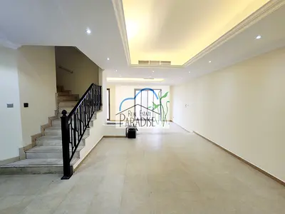 available private entrance 3 Bedrooms villa /4Bath/separate living/dinning/ laundry/ shared swimming pool/4 parking/ TV lounge/Kitchen rent in mirdif