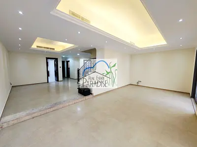 available private entrance 3 Bedrooms villa /4Bath/separate living/dinning/ laundry/ shared swimming pool/4 parking/ TV lounge/Kitchen rent in mirdif