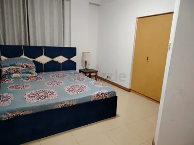 Furnished master bed room with Attached bathroom