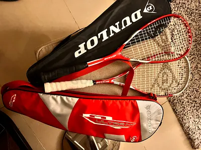 Two Squash Racket Dunlop sport brand