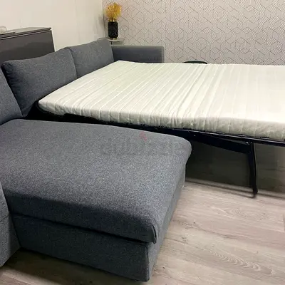 Ikea vimle L shape sofa bed with mattress