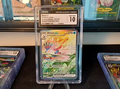 Milotic ex Pokémon Card (2024) - CGC Gem Mint 10