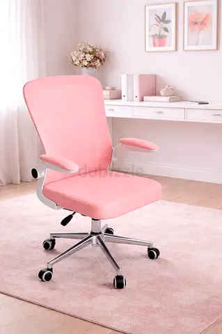 Modern Pink Ergonomic Office Chair – Mesh Desk Chair For Home  Office
