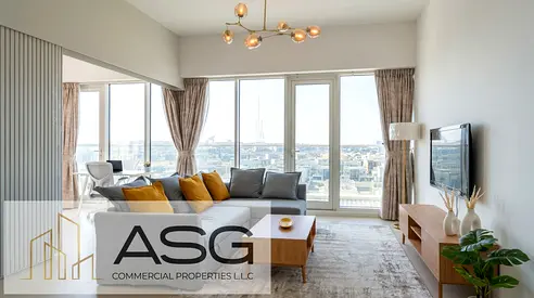 شقة بغرفة نوم واحدة | PG Upper House Al Furjan | مفروشة | إطلالات على المدينة والأفق