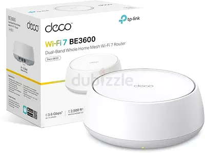 Deco BE22 BE3600 WiFi 7 Router, Dual-Band Seamless AI Roaming Extender Booster