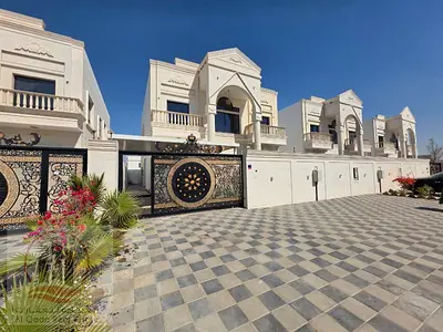 For sale, a villa in Ajman Al Rawda, 5 master rooms, a Majles room, a hall, and a maid’s room, freehold for all nationalities