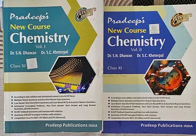 Set of Pradeeps New Course Chemistry Vol I  II — Class XI CBSE