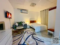 Luxurious, fully furnished studio with an open kitchen and a view ✨ Ajman, Al Rashidiya 3. For mon