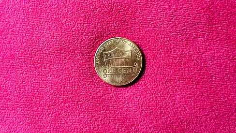 ONE CENT COIN OF UNITED STATES OF AMERICA