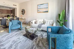 All Bills Inclusive | Elegant 1BR with Cozy Balcony in JVC! | Ideal for Mid- Term, Monthly &amp; Wee
