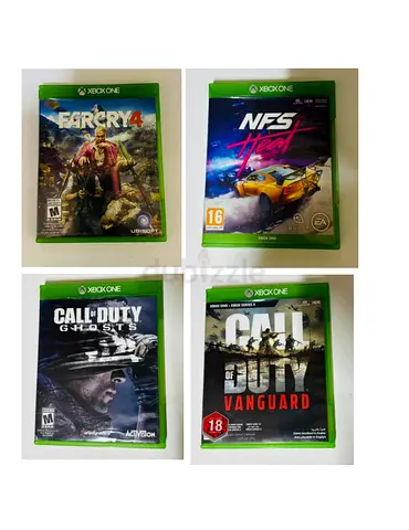 XBOX Games - Farcry, vanguard, NFS Heat, Ghosts