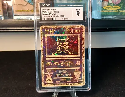 pokemon movie 2000 mew card Graded Pokemon Card - Ancient Mew 2000 Movie Promo main image 0