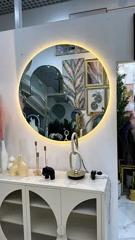 Brand new Round LED backlit wall mirror