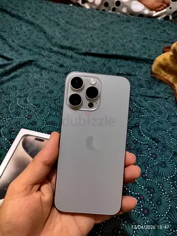 Apple iPhone 15 pro max 256gb - Natural Titanium Used, Good Condition