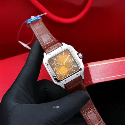 Cartier Santos Automatic Arabic Numerals