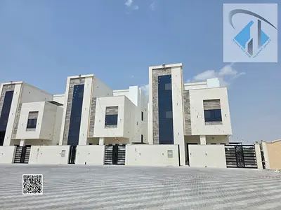 Two-story villa with a roof terrace, 6 bedrooms, including registration and ownership fees. Modern design, opposite a mosque and direct access to serv