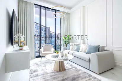 Modern 2BR + Private Pool Close to Miracle Garden | Ideal for Mid- Term, Monthly & Weekley Stays | All Bills Inclusive