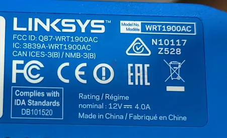 Linksys WRT1900AC Dual-Band Gigabit Router — Used, Working