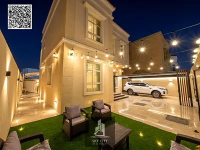 Ready to move in, with electricity, water, air conditioning, and furniture, opposite the mosque. Villa with 3 master bedrooms.