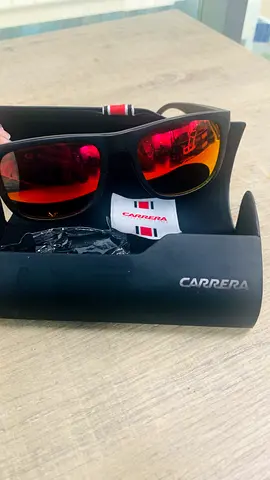 Carrera red-mirror sunglasses with case - lightly used