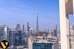 Vogue | Bayz Business Bay with full Burj Khalifa View