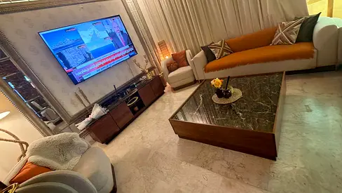 Modern Sofa Set 3+3+1+1 in Excellent Condition