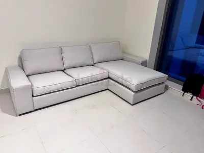 IKEA Kivik L shape sofa Beige