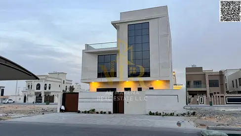Two-story villa with a rooftop terrace and elevator. Freehold ownership available to all nationalities. Price includes electricity, water, and air con