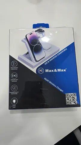 3-in-1 Wireless Charging Stand - Can Charge Phone, Earbuds  Watch on this stand