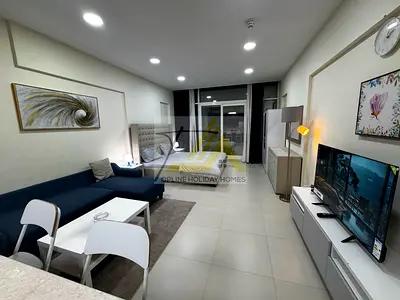 Modern Furnished Studio | Spacious Balcony | Full Amenities | Warsan 4