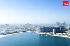 Very High Floor | Full Palm Views | Private Beach
