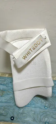 White Sport cricket Thigh Pad