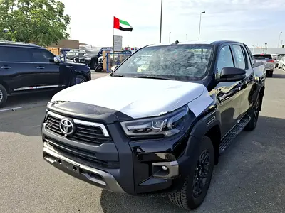 Toyota Hilux Adventure 4.0L 2026 AT DC Black Petrol - GCC Specs - Brand New! Export Only