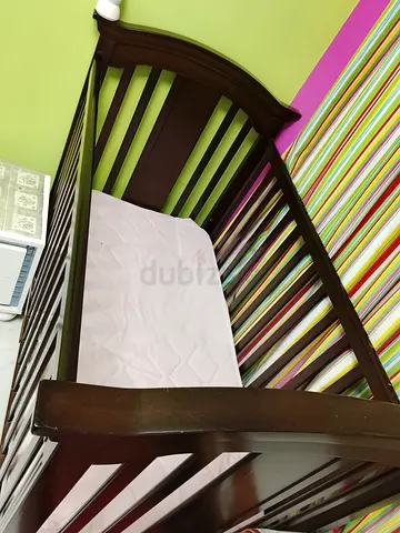 Baby cot with mattress