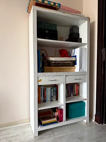 Stylish White Storage Cabinet