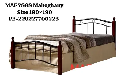 MAF 7888 Mahogany Bed, Size 90x190