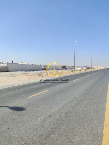 For sale: corner land in Al-Sajaa Industrial, area 11,302 sq ft
